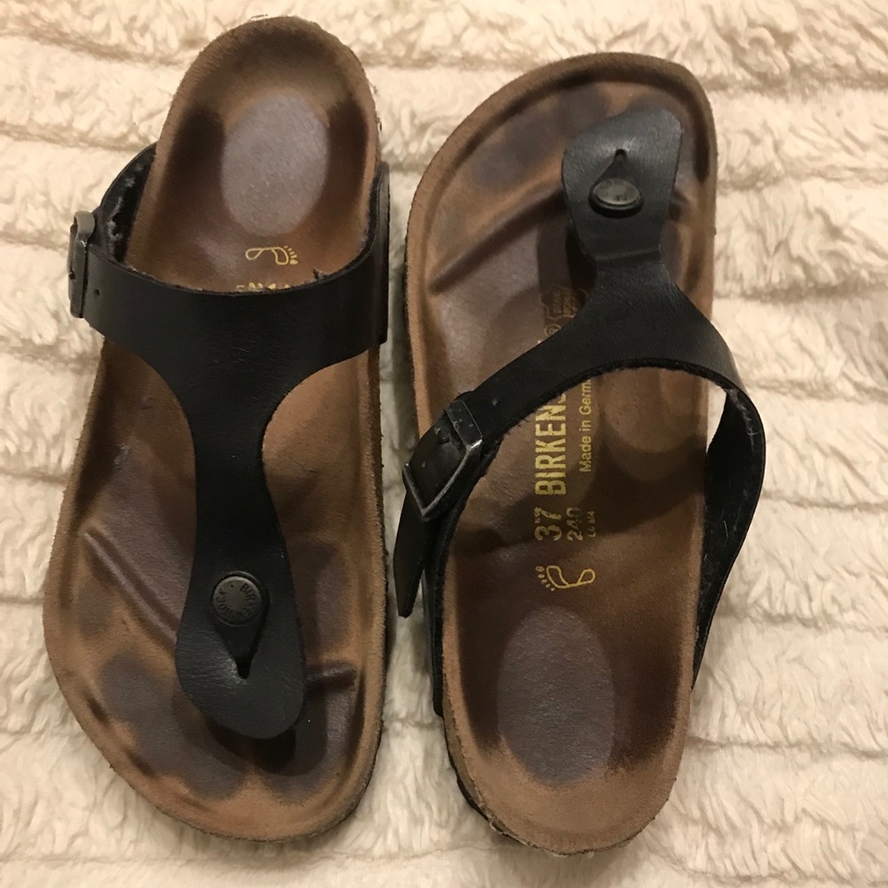Birkenstock Thong Sandal EUC Black